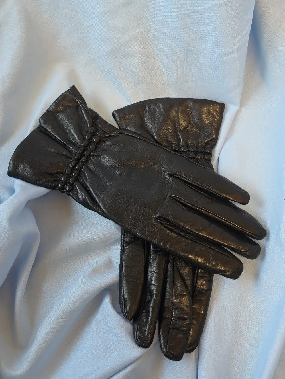 Vintage Monefusco Italian Leather and Cashmere Gloves